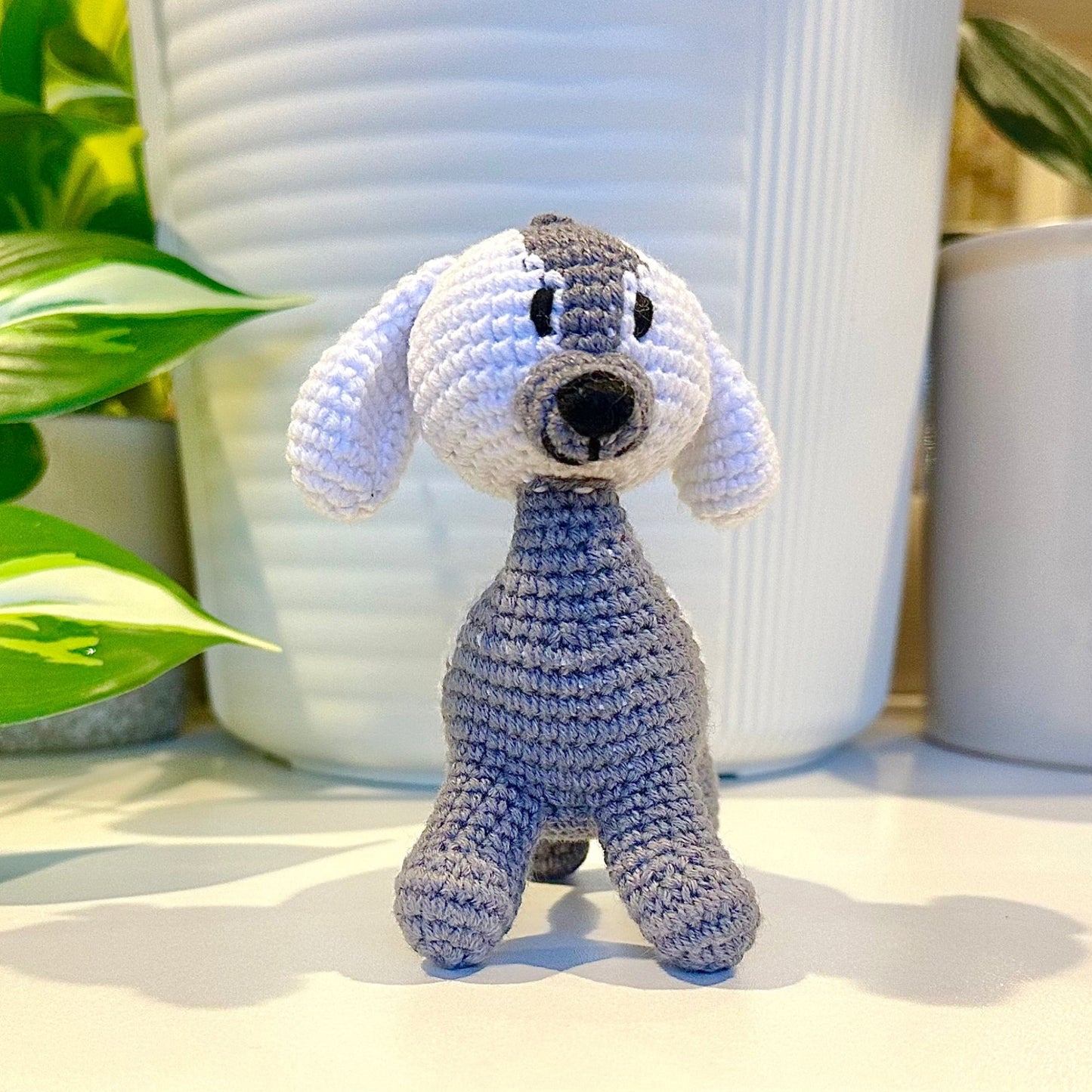 Dog on String Amigurumi - Small - Crochet Charm