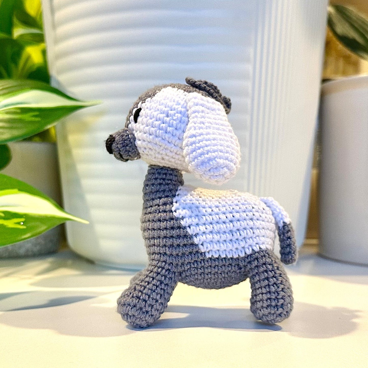 Dog on String Amigurumi - Small - Crochet Charm