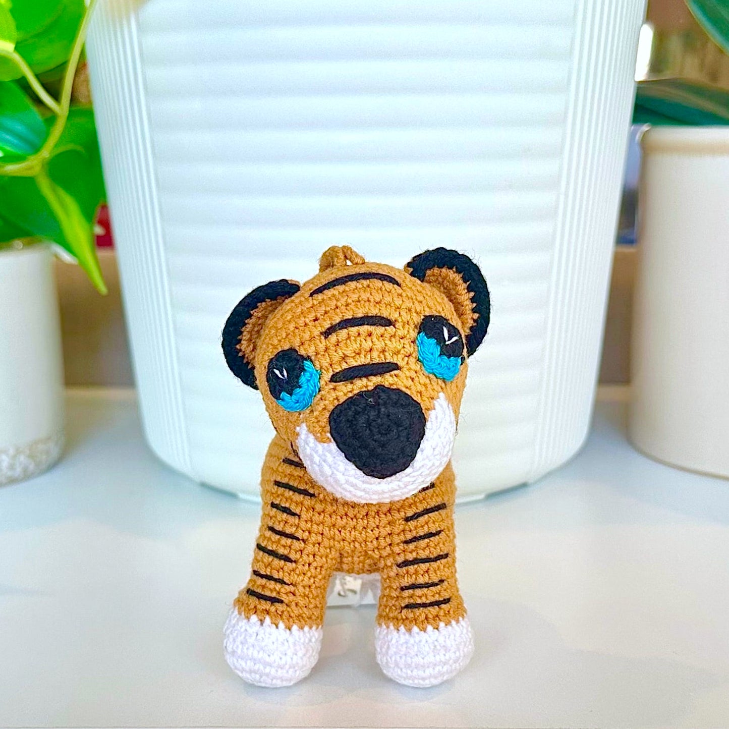 Tiger Amigurumi - Handmade Crochet Plush Figurine