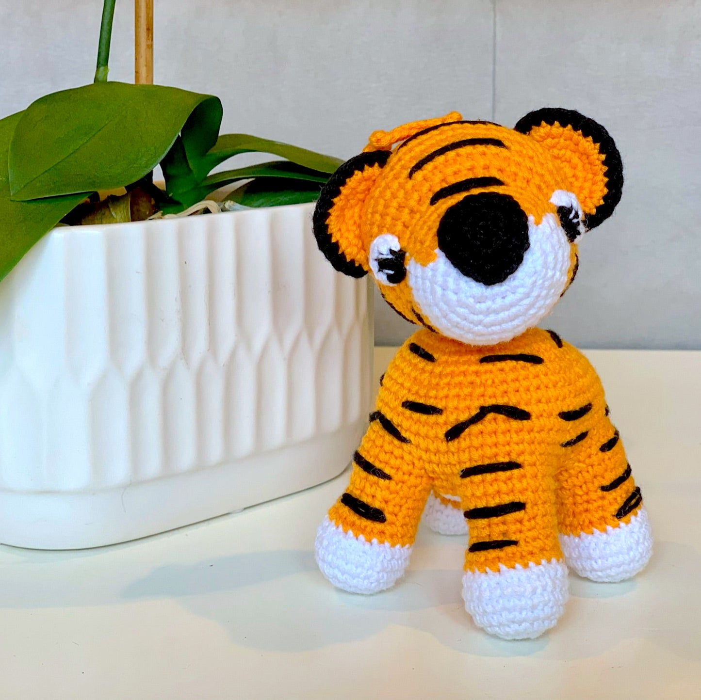 Tiger Amigurumi - Handmade Crochet Plush Figurine