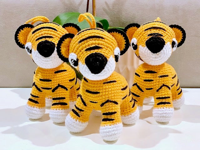 Tiger Amigurumi - Handmade Crochet Plush Figurine