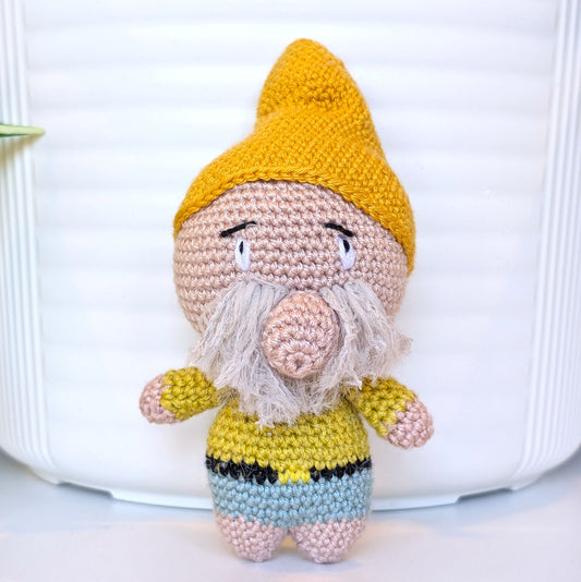 Troll in Beard Amigurumi - Crochet Figurine