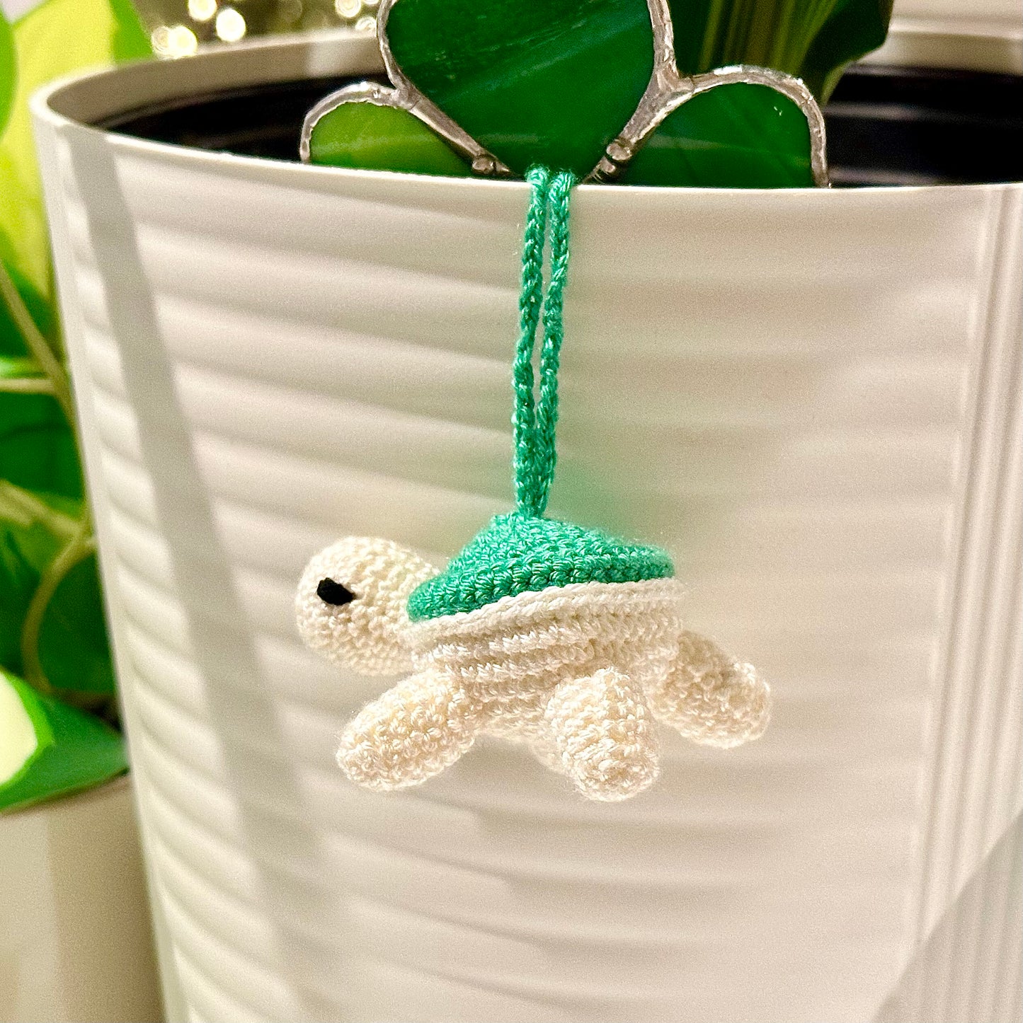 Turtle Amigurumi - Micro - Handmade Crochet Plush Keychain
