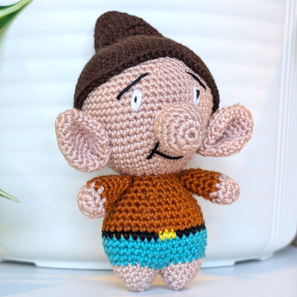 Woodland Gnome - Handmade Crochet Plush Figurine