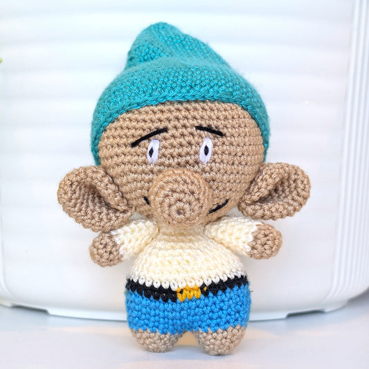 Woodland Gnome "Olav" - Handmade Amigurumi Plush Figurine