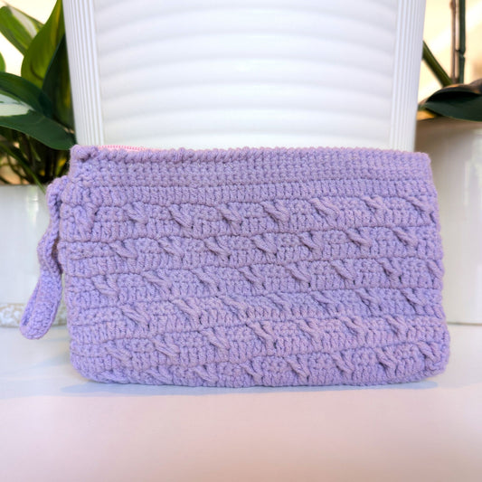 Wristlet Zipper Bag - Periwinkle