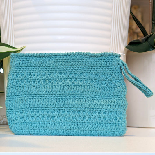 Wristlet Bag - Cadet Blue