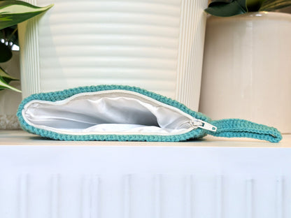 Wristlet Bag - Cadet Blue