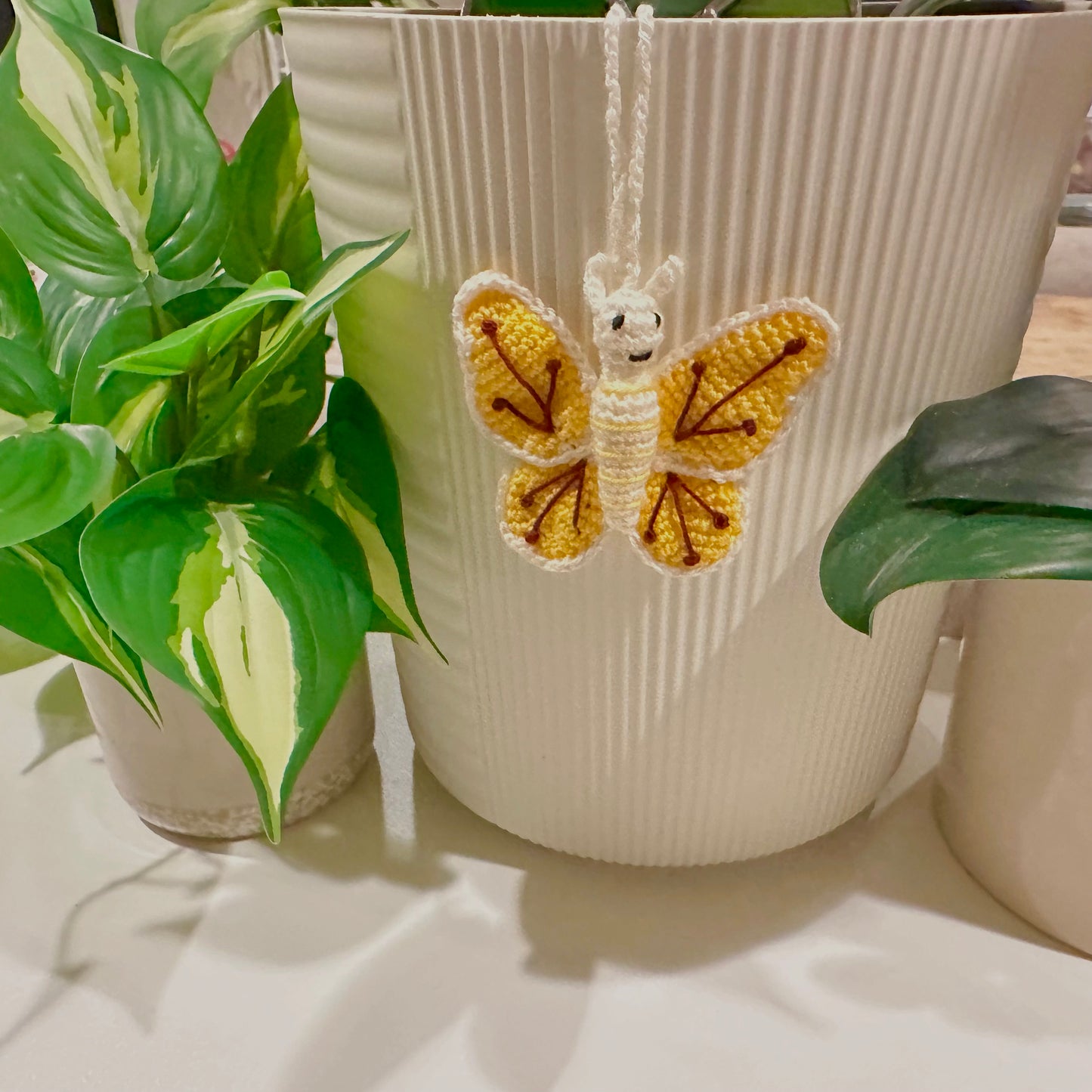 Butterfly Amigurumi - Mini - Handmade Crochet Bag Charm