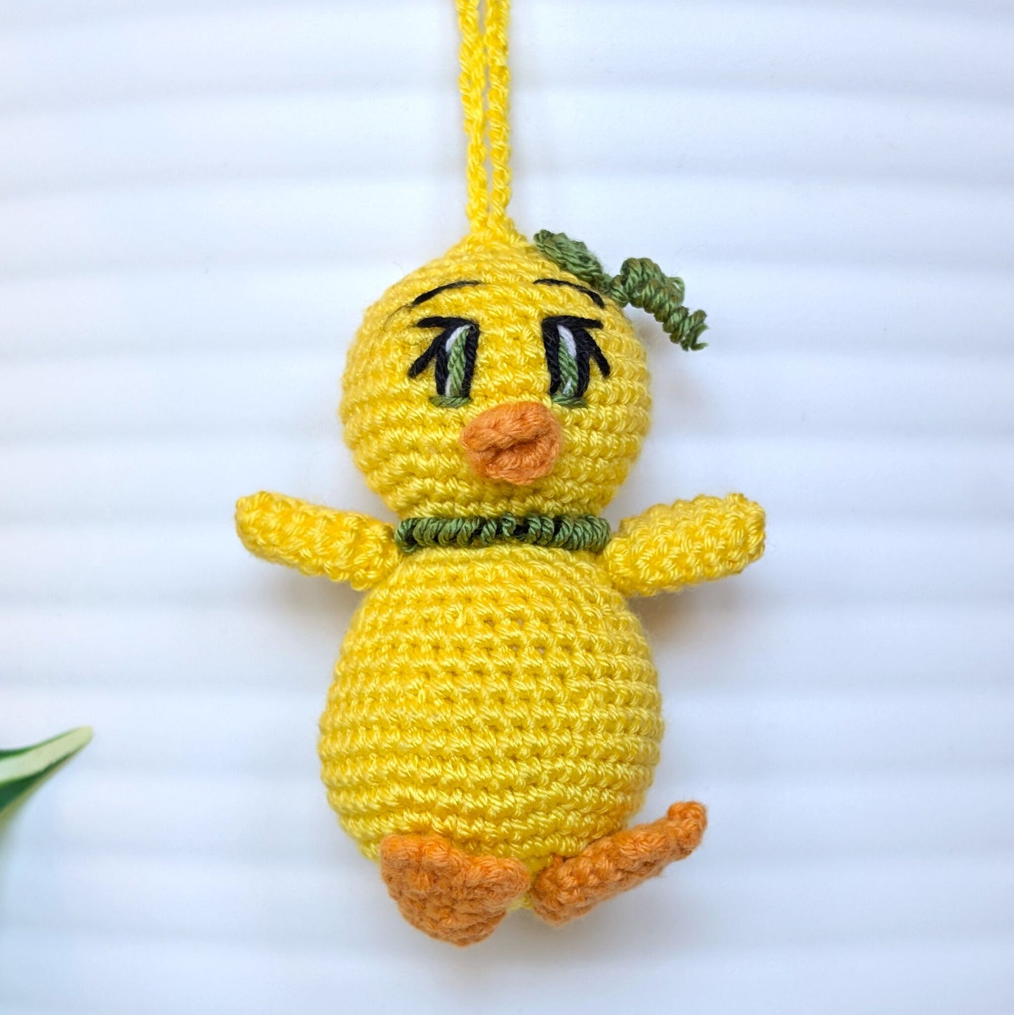 Chick Crochet Charm - Yellow