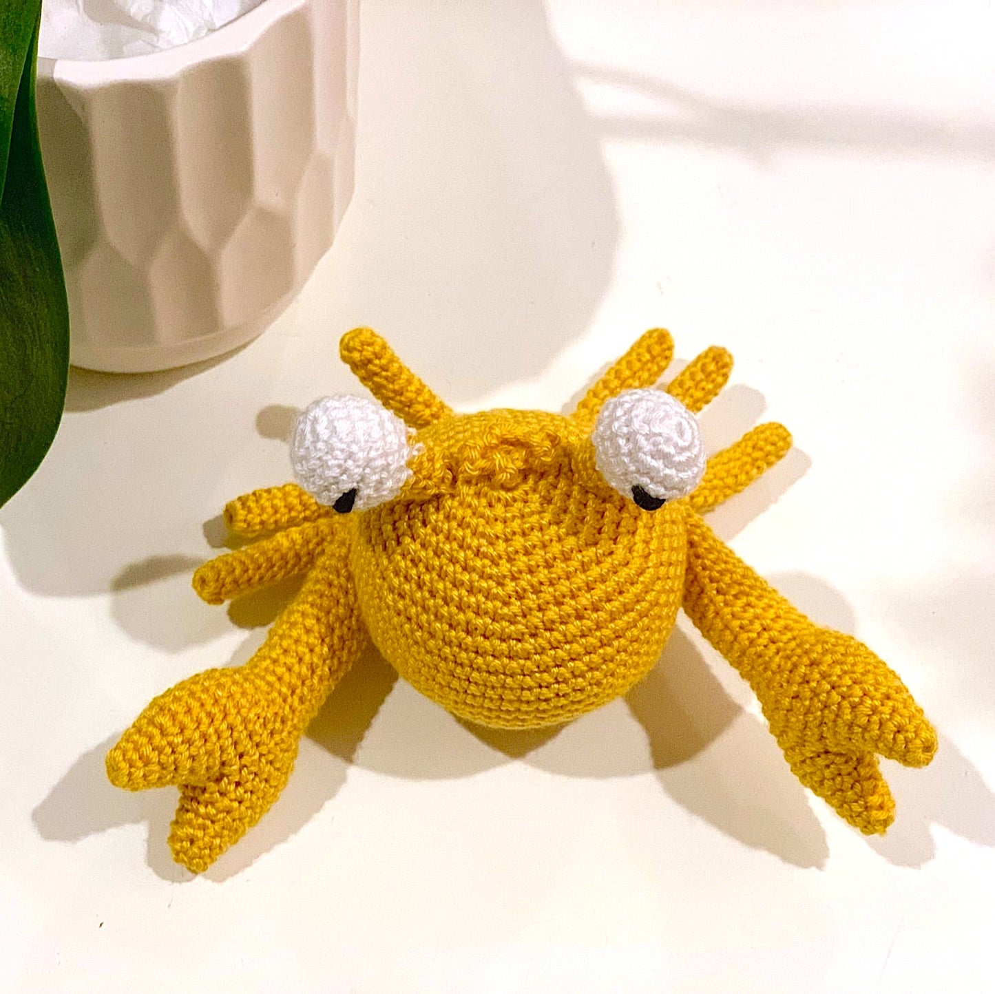 Crab Amigurumi - Handmade Crochet Plush Charm