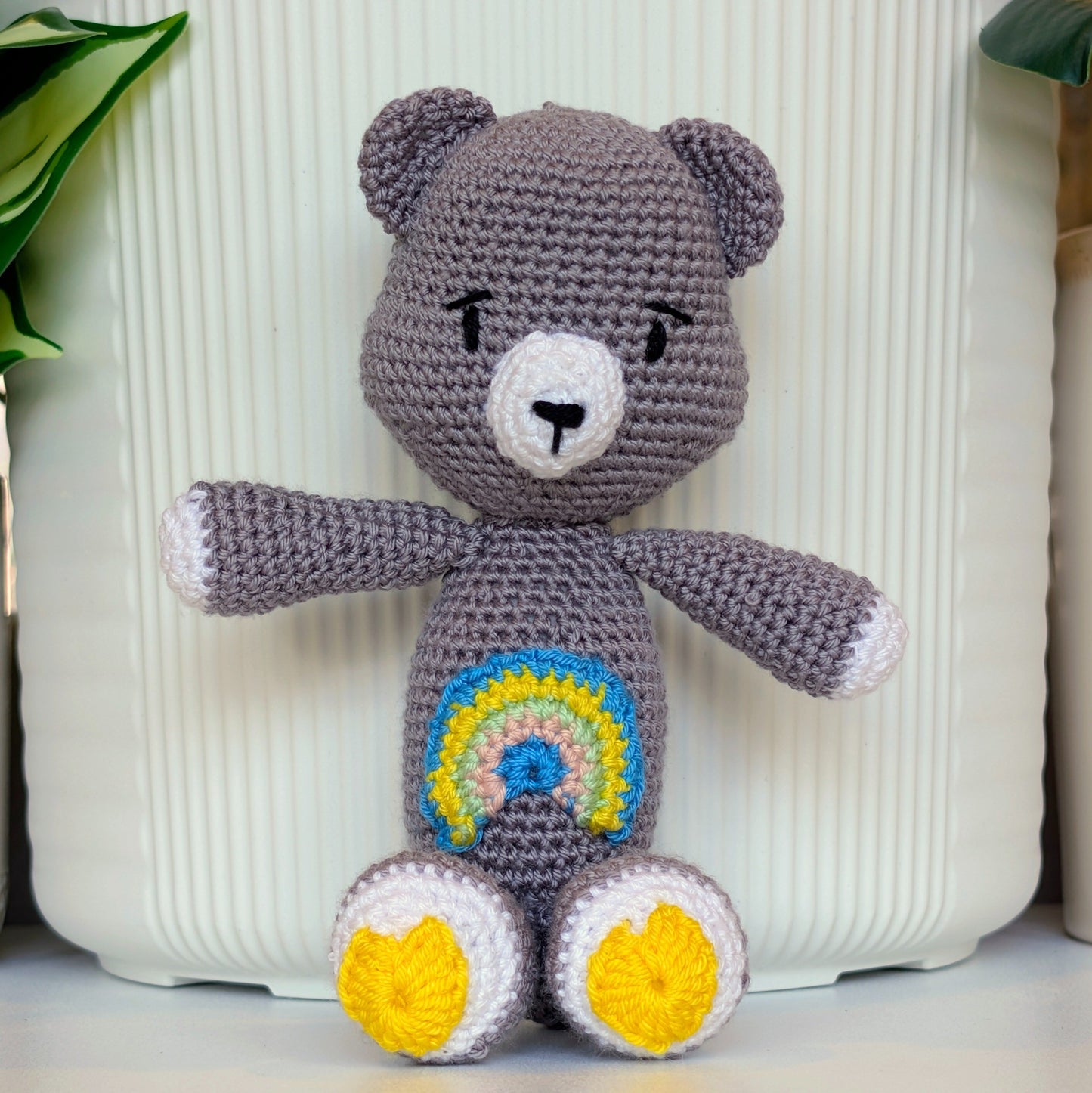 Bear with Rainbow Plush