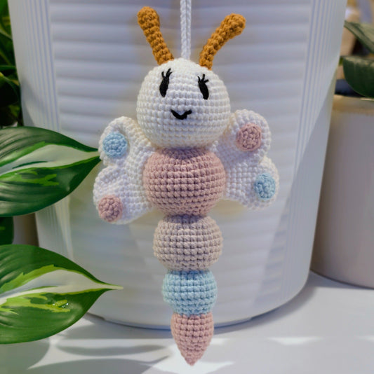 Dragonfly - Medium in Pastel colors