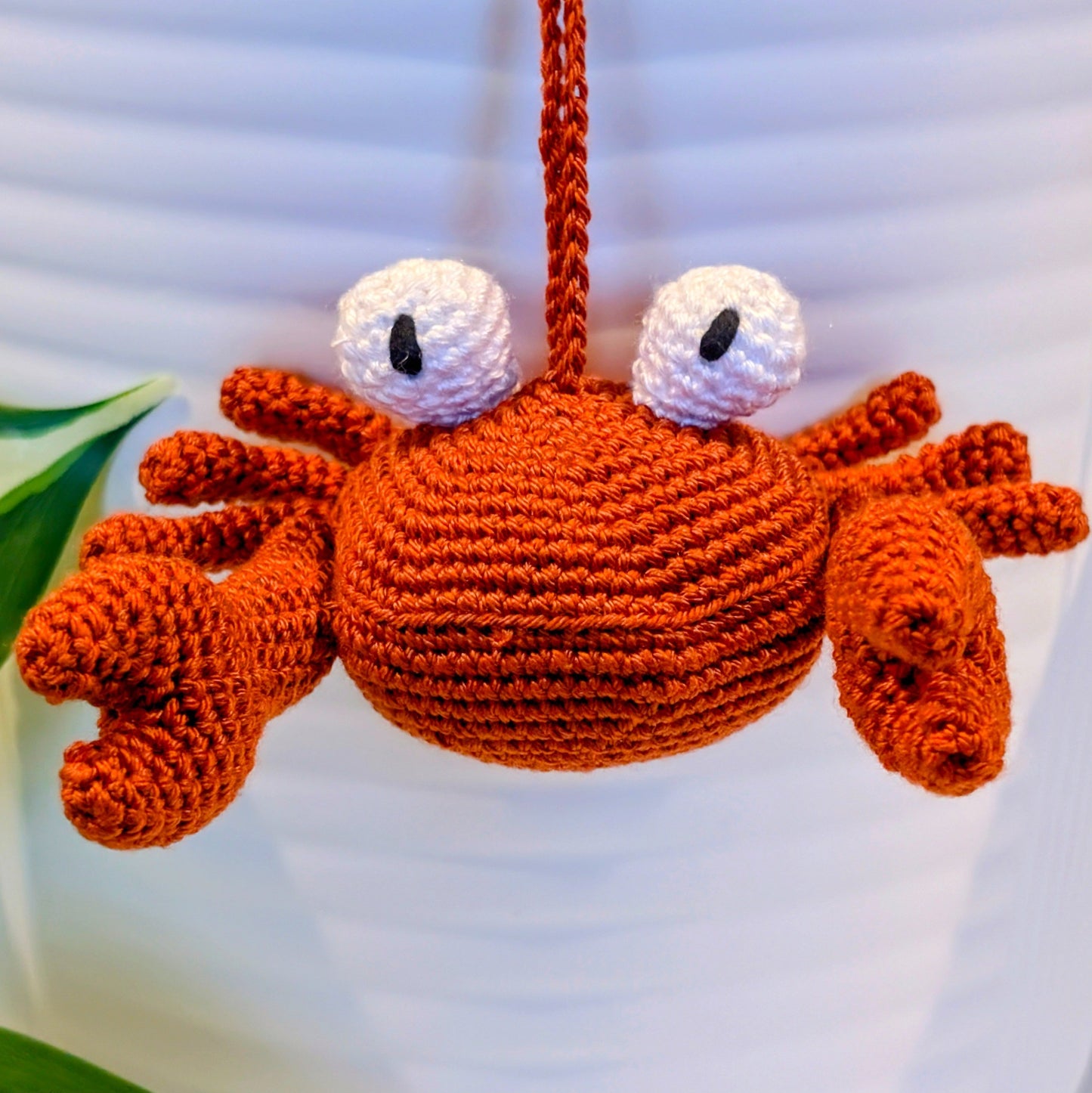 Crab Amigurumi - Handmade Crochet Plush Charm
