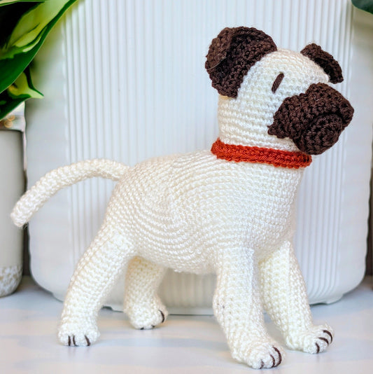 Pug Dog - Crochet Plush Figurine
