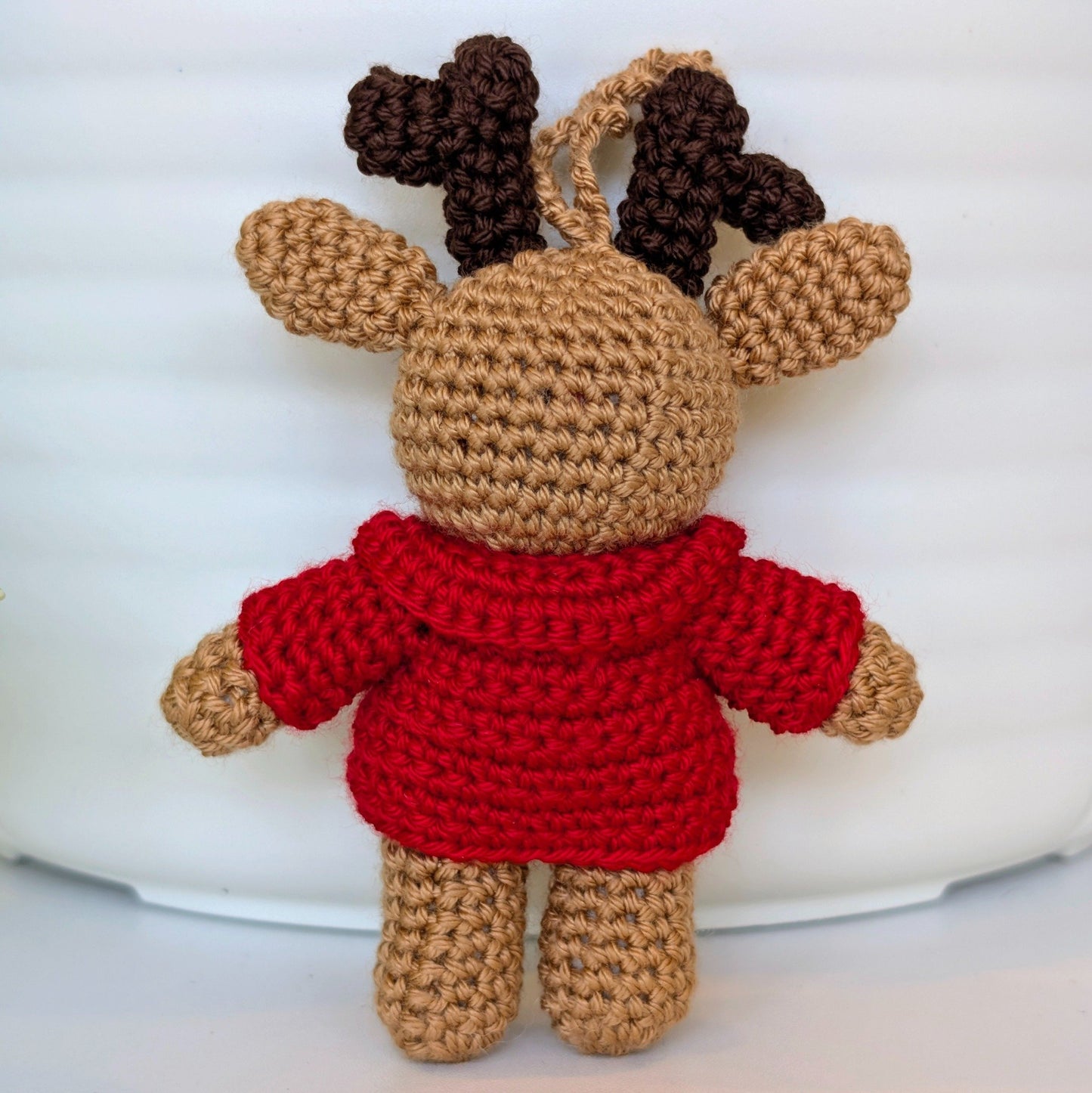 Deer in Jacket Amigurumi - Mini - Crochet Bag Charm