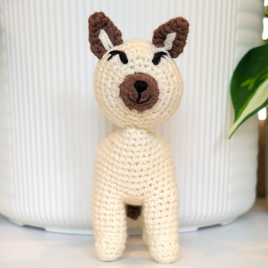 Standing Puppy (Pointy Ears) Crochet Plush
