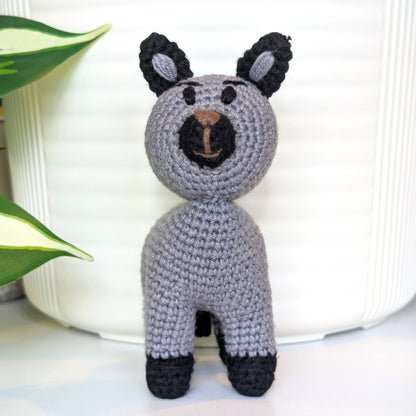 Standing Puppy (Pointy Ears) Crochet Plush