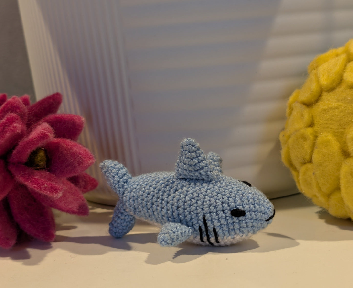 Shark Amigurumi - Mini - Handmade Crochet Plush Figurine