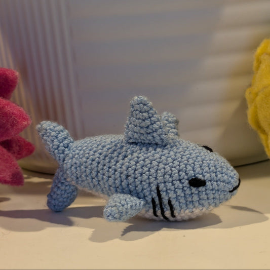 Shark Amigurumi - Mini - Handmade Crochet Plush Figurine