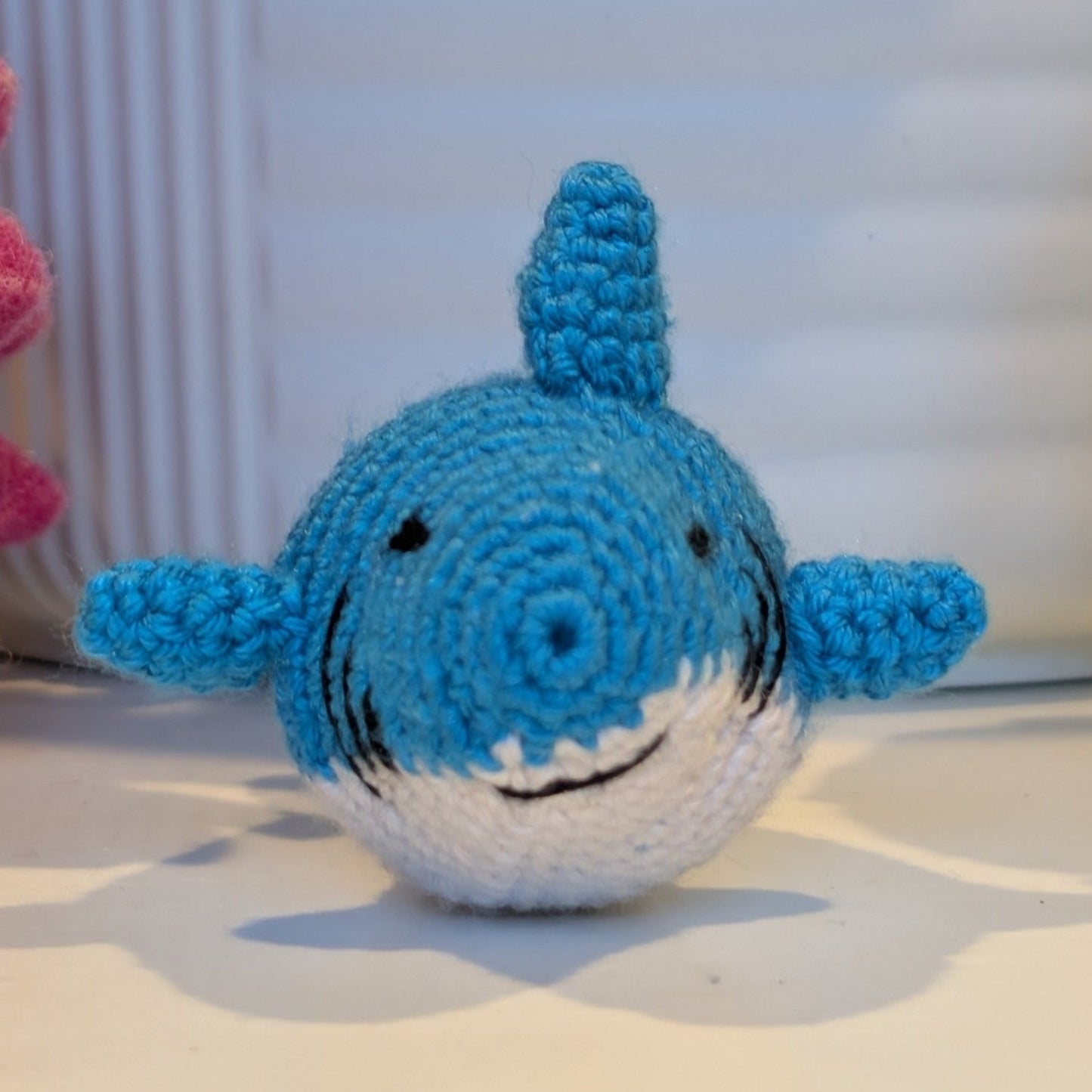 Shark (Blue & White) Crochet Plush