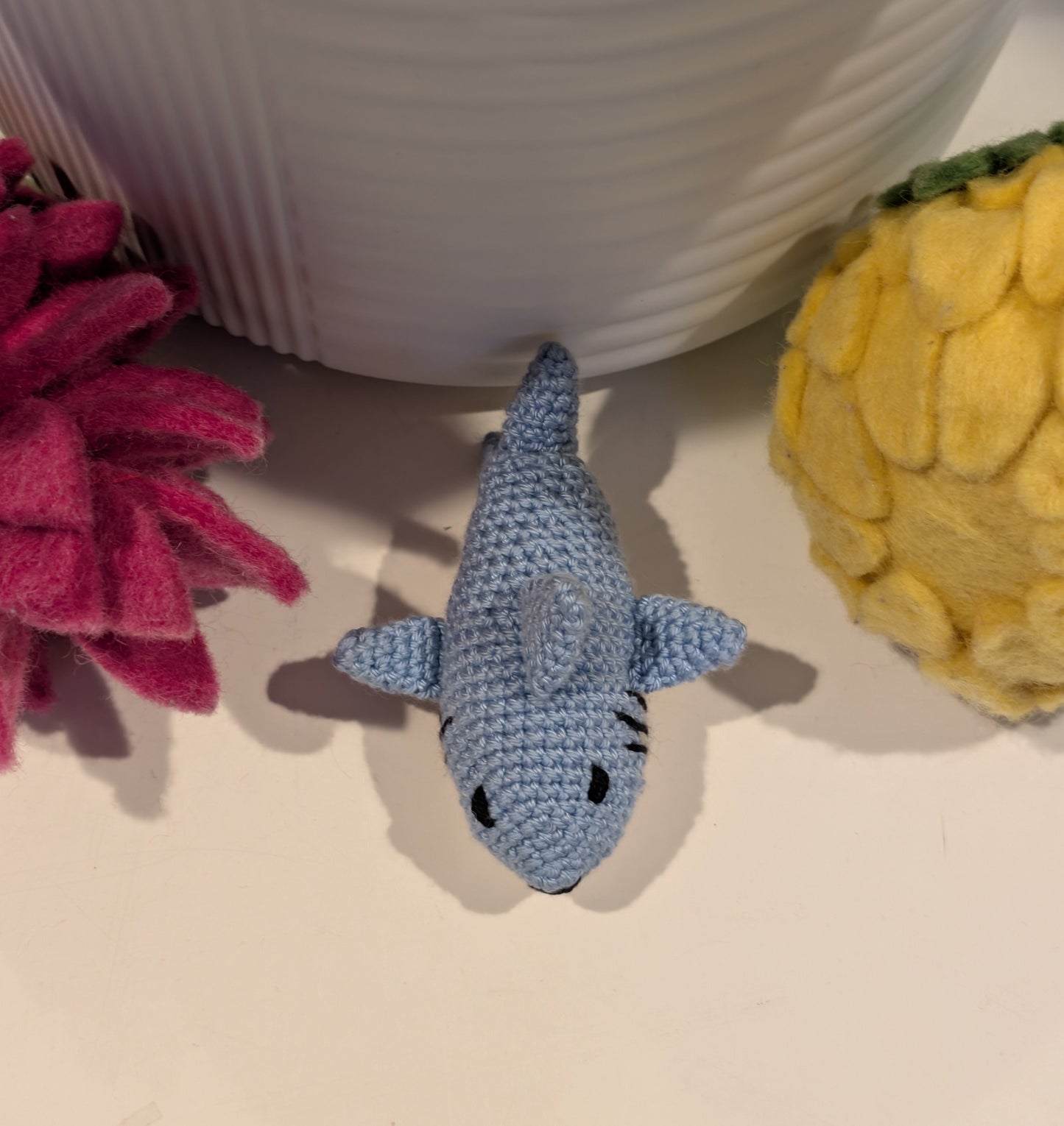 Shark Amigurumi - Mini - Handmade Crochet Plush Figurine