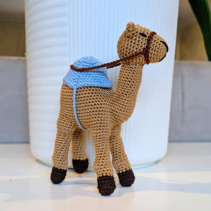 Camel Amigurumi - Medium - Handmade Crochet Plush Figurine