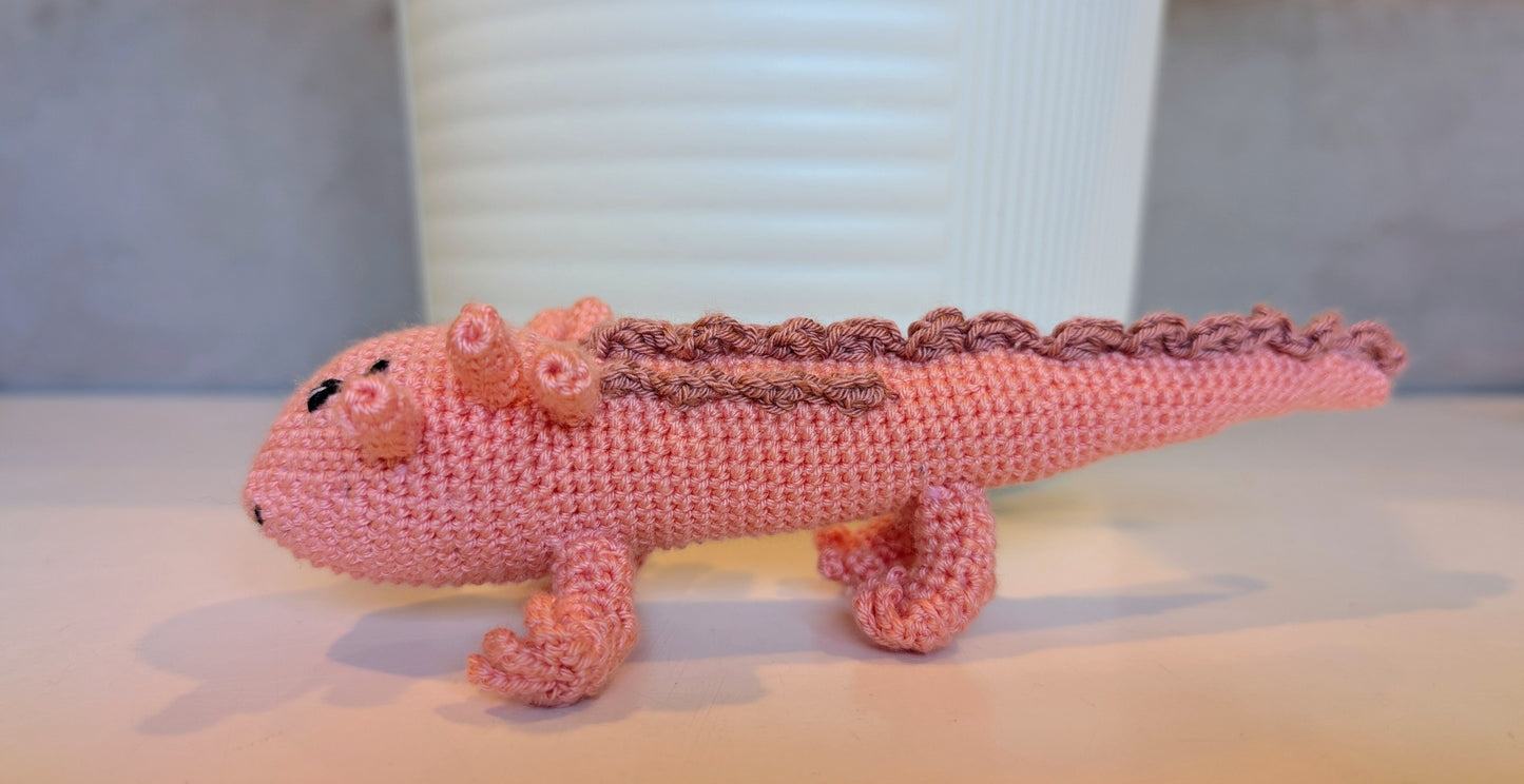 Axolotl Amigurumi - Handmade Crochet Plush Figurine