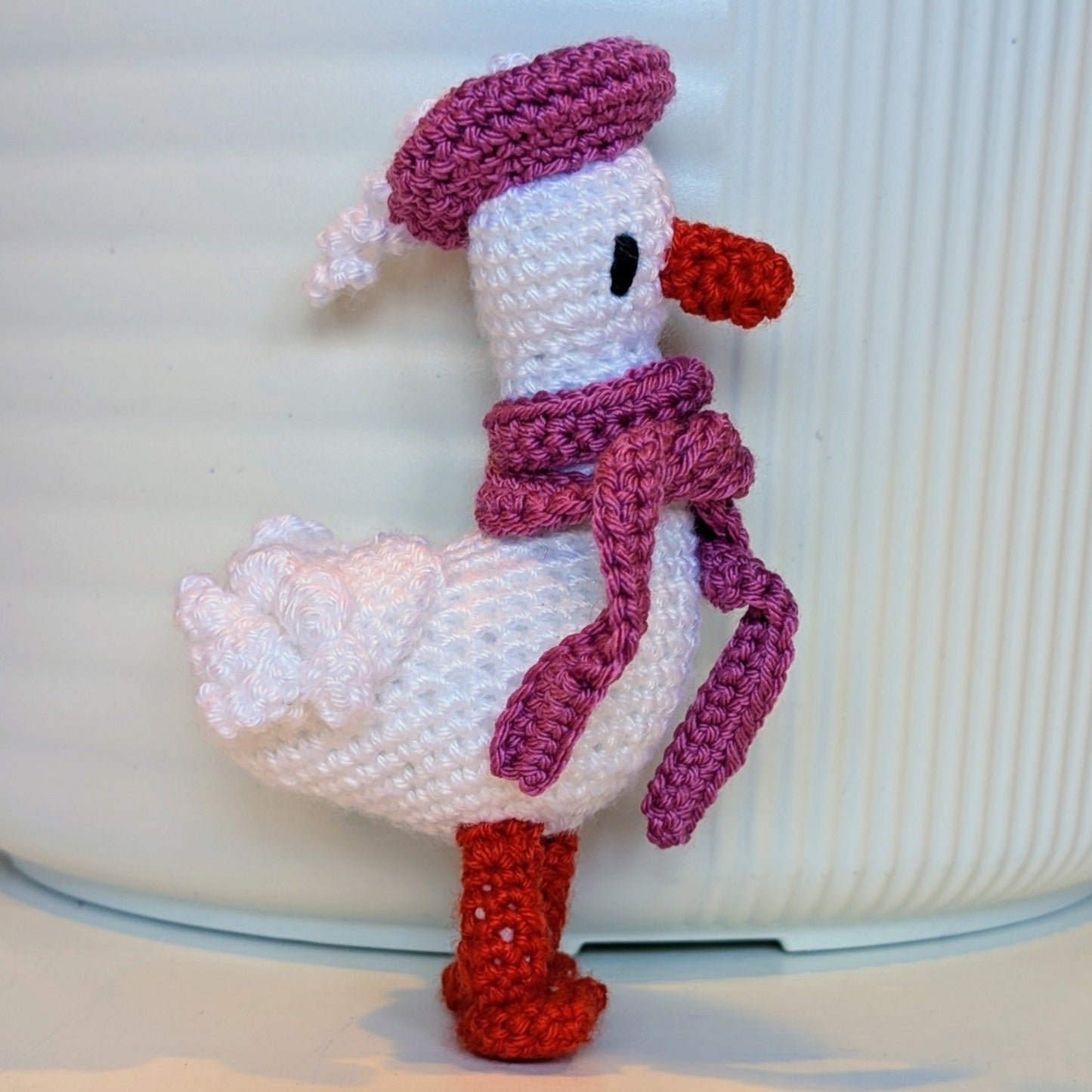 Duck in Hat and Scarf