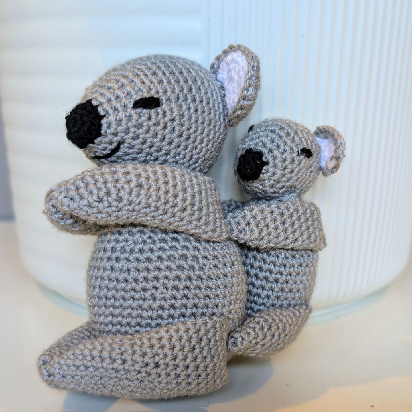Koala Crochet Plush with Baby