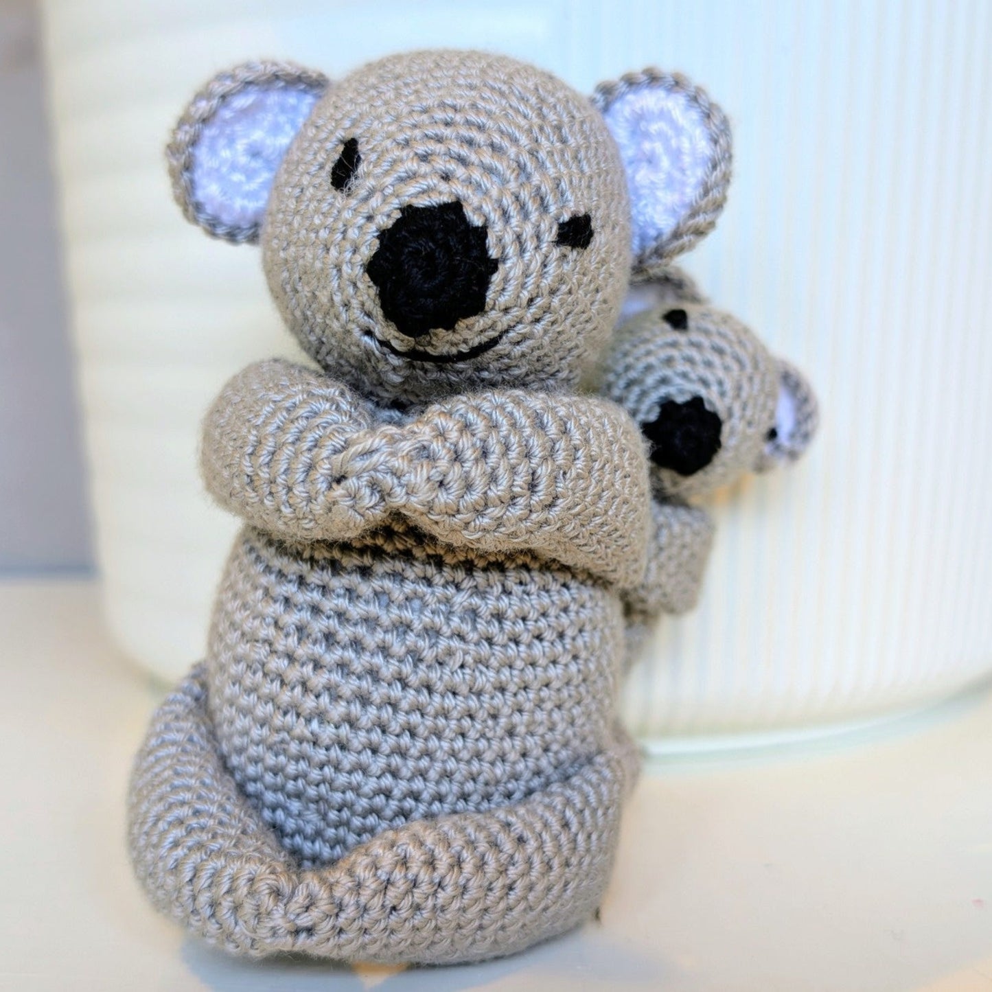Koala Crochet Plush with Baby