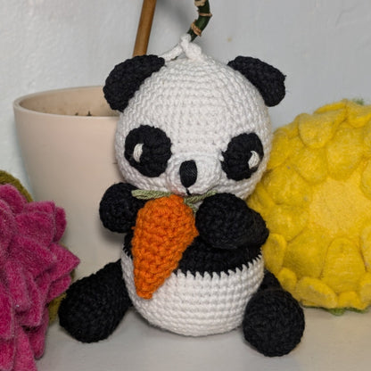 Panda Bear Amigurumi - Handmade Crochet Plushie
