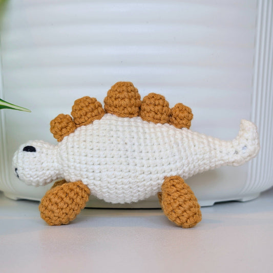 Stegosaurus Dinosaur Amigurumi - Crochet Plush Figurine
