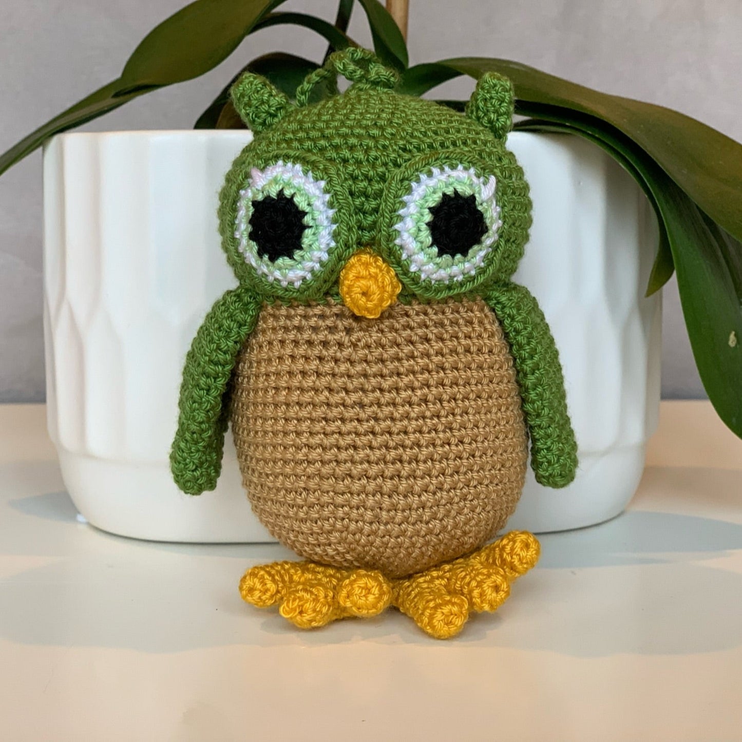 Owl Amigurumi - Small - Handmade Crochet Plush Charm