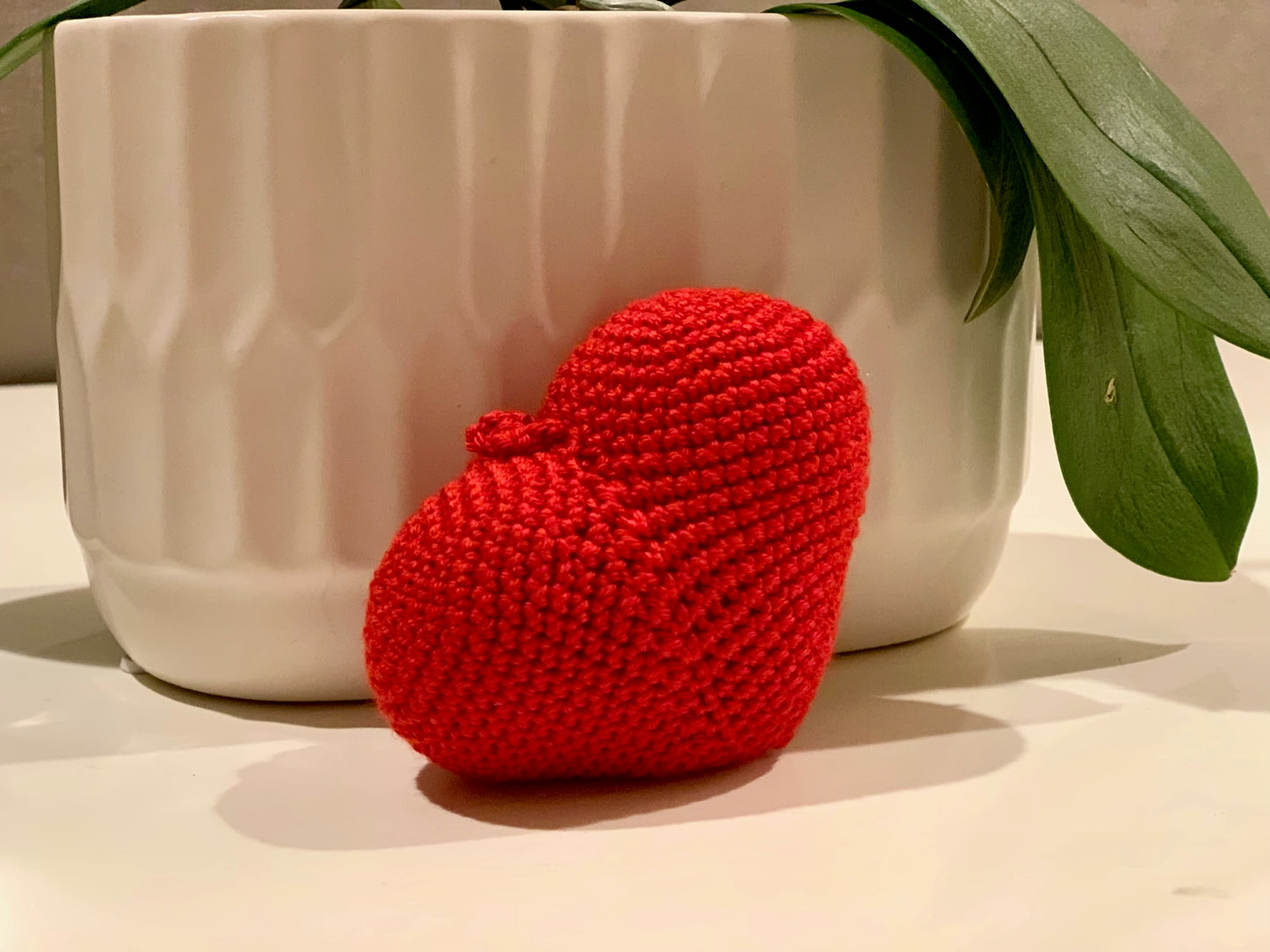 Heart Amigurumi - Handmade Crochet Keychain