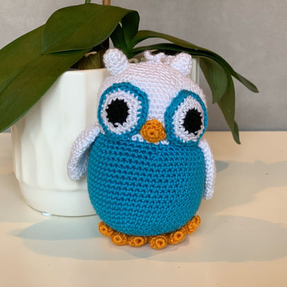 Owl Amigurumi - Small - Handmade Crochet Plush Charm