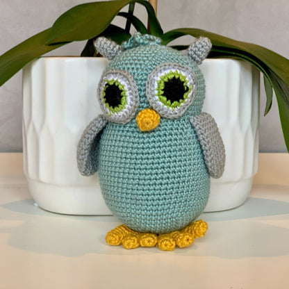 Owl Amigurumi - Small - Handmade Crochet Plush Charm