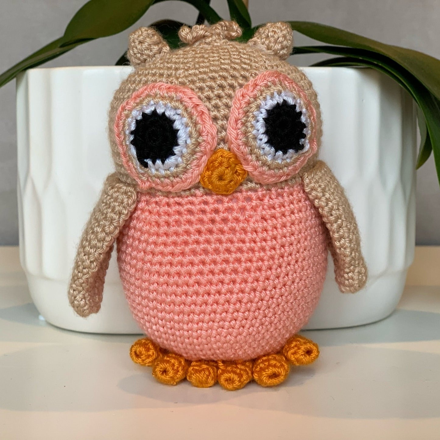 Owl Amigurumi - Small - Handmade Crochet Plush Charm