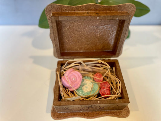 Handmade Floral Box With Soap