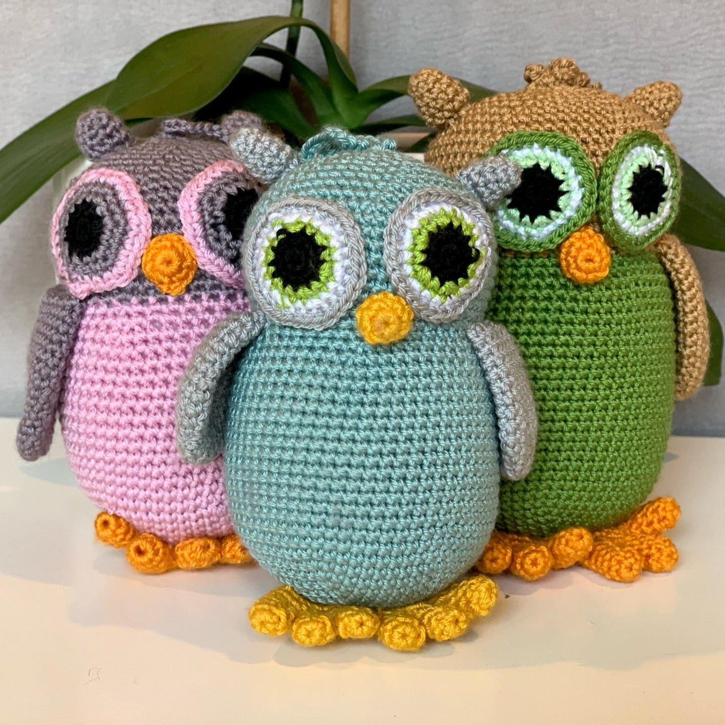 Owl Amigurumi - Small - Handmade Crochet Plush Charm