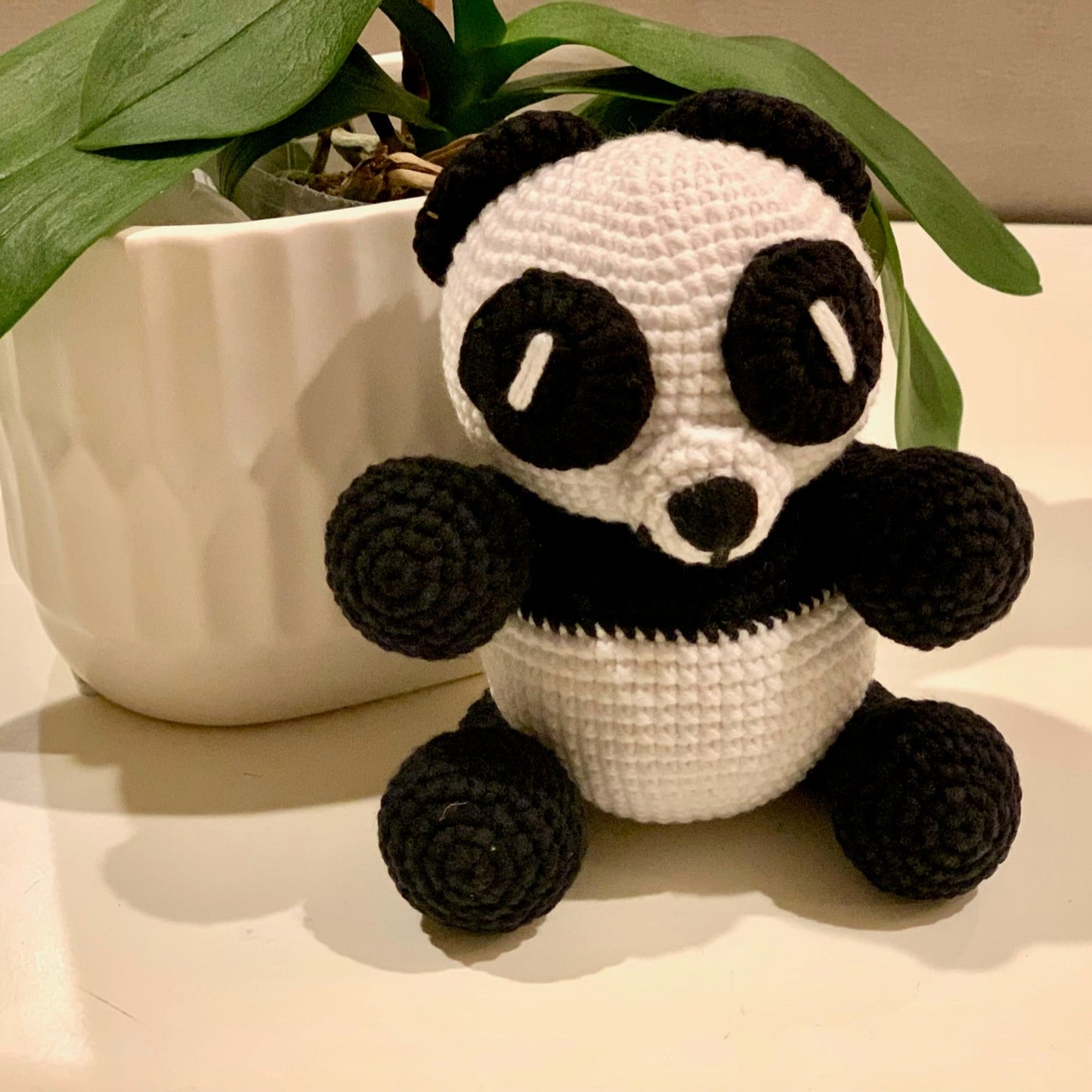 Panda Bear Amigurumi - Handmade Crochet Plushie
