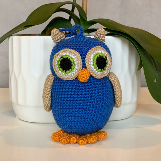 Owl Amigurumi - Small - Handmade Crochet Plush Charm